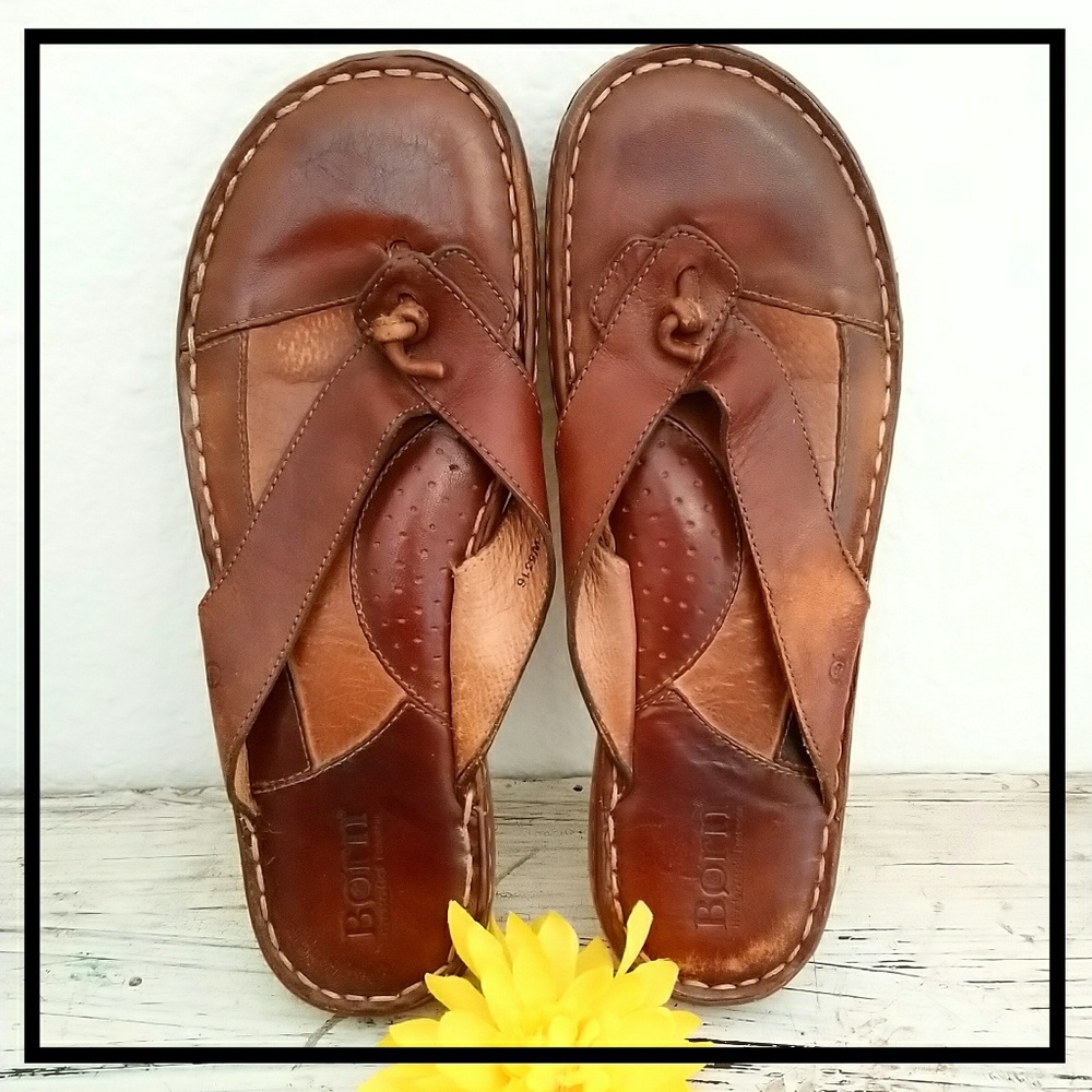 BORN Handcrafted Genuine Leather FootWear Size 8
